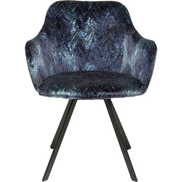 Swivel Chair Coco Hugs Keops Blue Limited