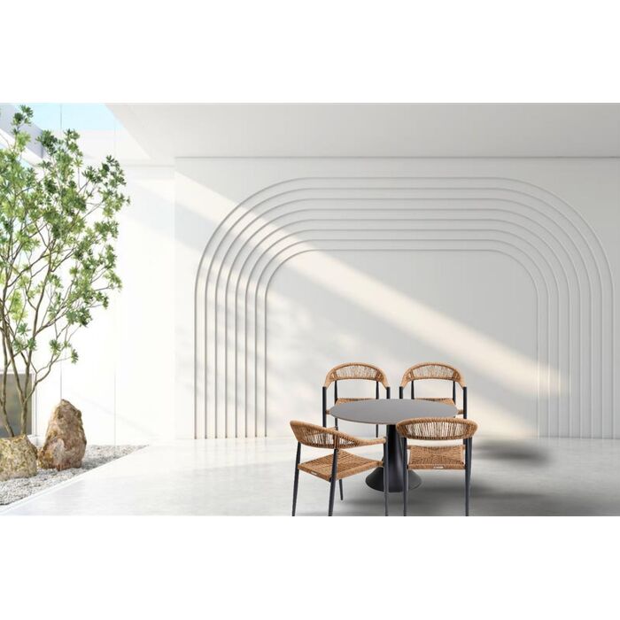 Garden Set Palma Possibilita Ø120cm Nature 5/Set