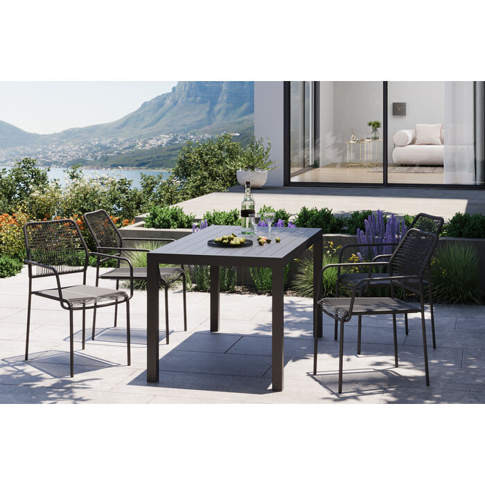 Garden Set Madagascar Black 5/Set