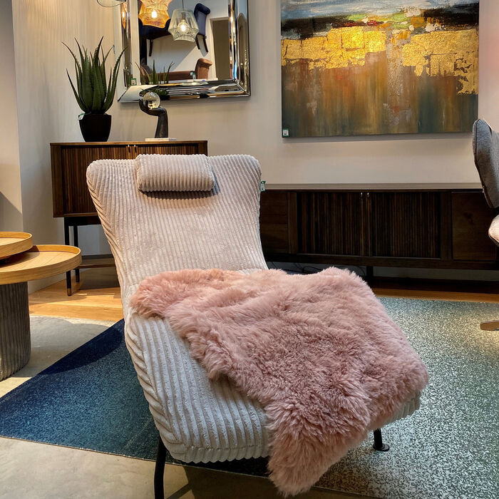 Lambskin Heidi Mauve 85x65cm