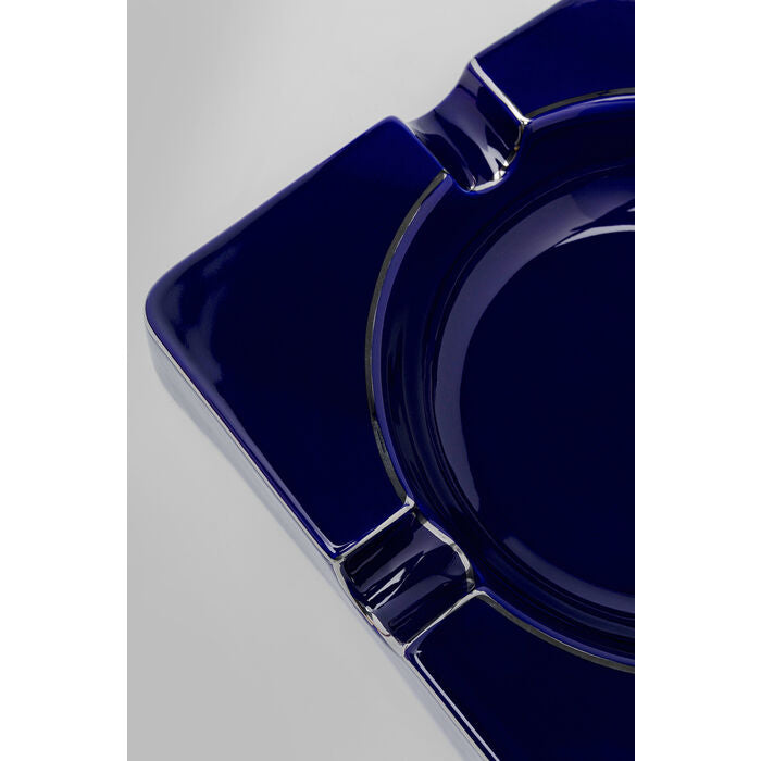 Ashtray Symmetric Blue 24x24cm