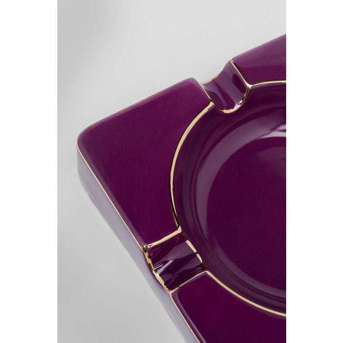 Ashtray Symmetric Violet 24x24cm