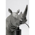 KARE Design Sitting Rhino Table Lamp 42cm Gray