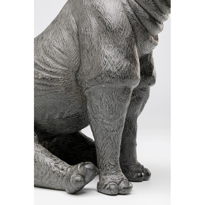 KARE Design Sitting Rhino Table Lamp 42cm Gray