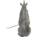 KARE Design Sitting Rhino Table Lamp 42cm Gray