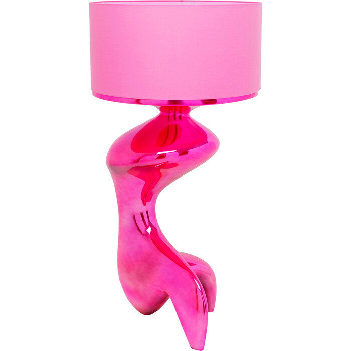 Kare Floor Lamp Erosia Fibreglass Pink 157cm