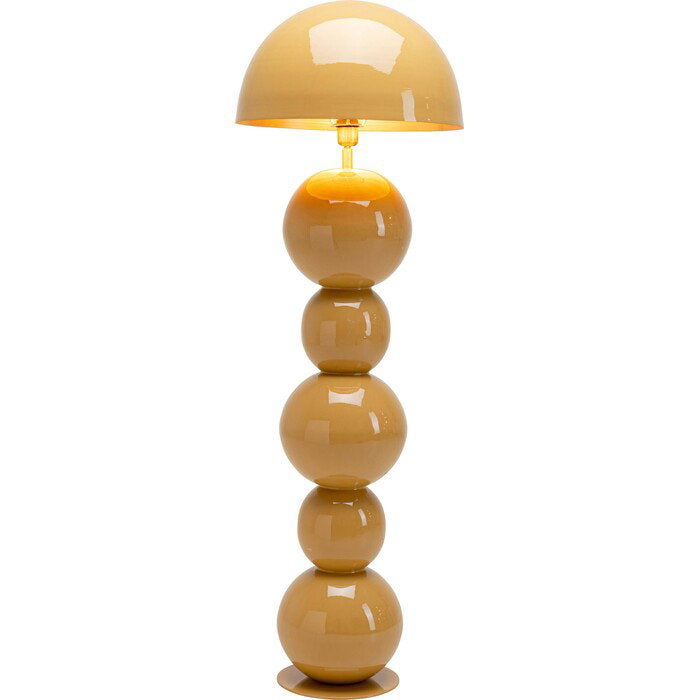Kare Floor Lamp Candy Steel Mustard 135cm