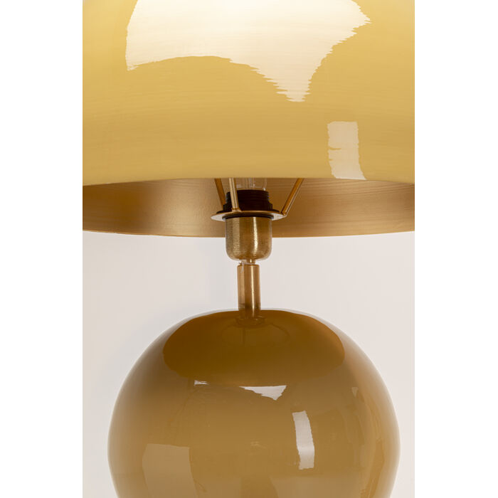 Kare Floor Lamp Candy Steel Mustard 135cm