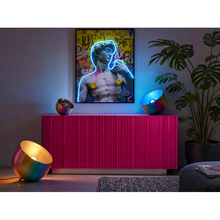 KARE Design Rainbow Pink Floor Lamp 51cm Diameter