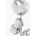 Kare Floor Lamp Burbuja Steel and Glass 168cm