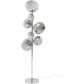 Kare Floor Lamp Burbuja Steel and Glass 168cm