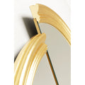 KARE Design Double Vision Round Wall Mirror Gold 112x100cm