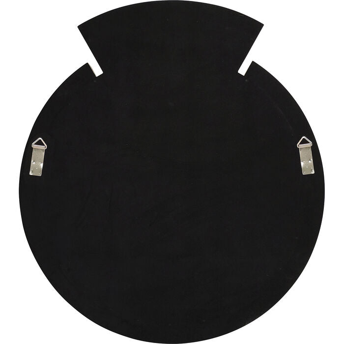 KARE Design Double Vision Round Wall Mirror Gold 112x100cm