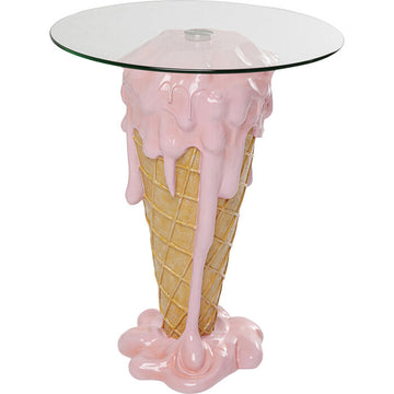 Bistro Table Ice Cream Pink Ø60cm