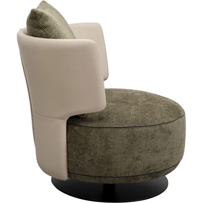KARE Design Swivel Armchair Josh 70260 88x80x80 cm