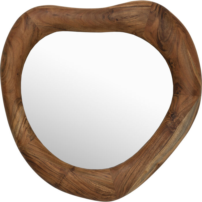 KARE Design Mirror Jorge Acacia Wood 80x78cm