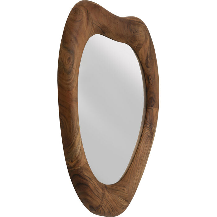 KARE Design Mirror Jorge Acacia Wood 80x78cm
