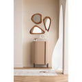 KARE Design Mirror Jorge Acacia Wood 80x78cm