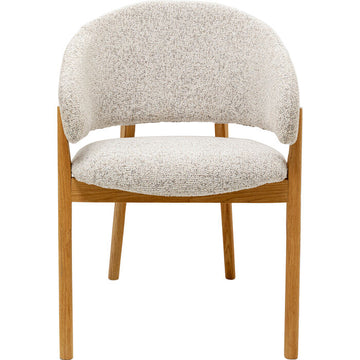 Chair with Armrest August Grey