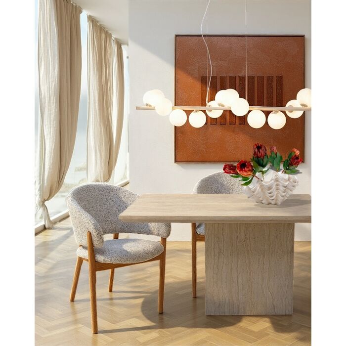 Chair with Armrest August Grey