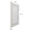 KARE Design Wall Mirror Caldera Silver 90x180cm