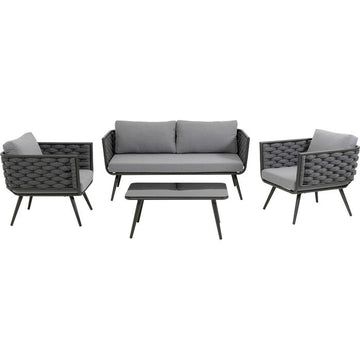 Sofa Set Rimini Anthracite (4/part)