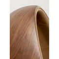 KARE Design Swivel Armchair Eye Ball Walnut 70606 132x90x82 cm
