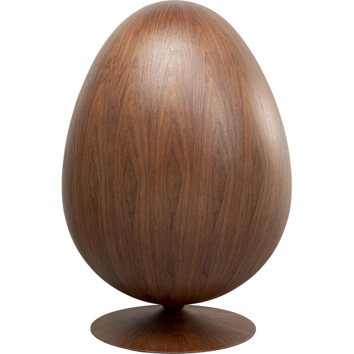 KARE Design Swivel Armchair Eye Ball Walnut 70606 132x90x82 cm