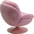 KARE Design Cosy Swivel Armchair Pink 70669 86x84x89 cm