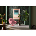 KARE Design Cosy Swivel Armchair Pink 70669 86x84x89 cm