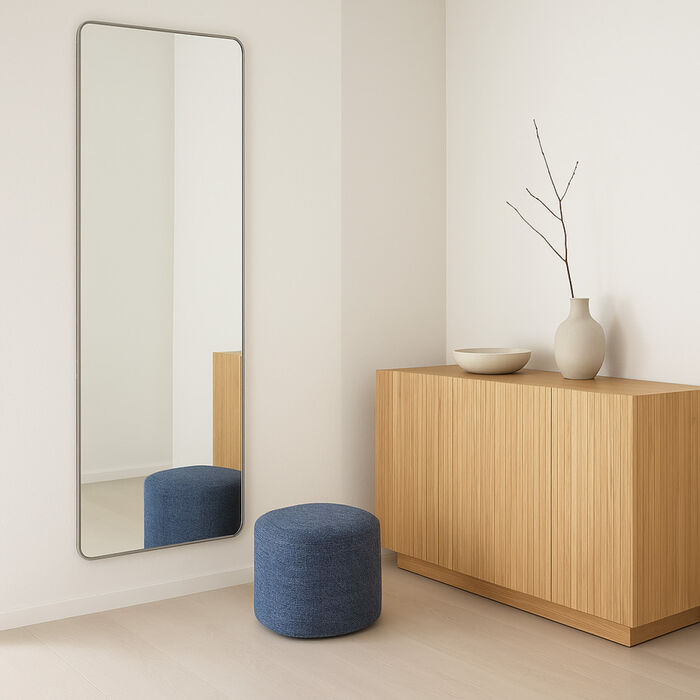 KARE Design Mirror Curve Greige 70x200cm