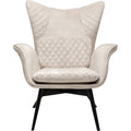 KARE Design Armchair Tudor Velvet Creme