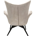 KARE Design Armchair Tudor Velvet Creme