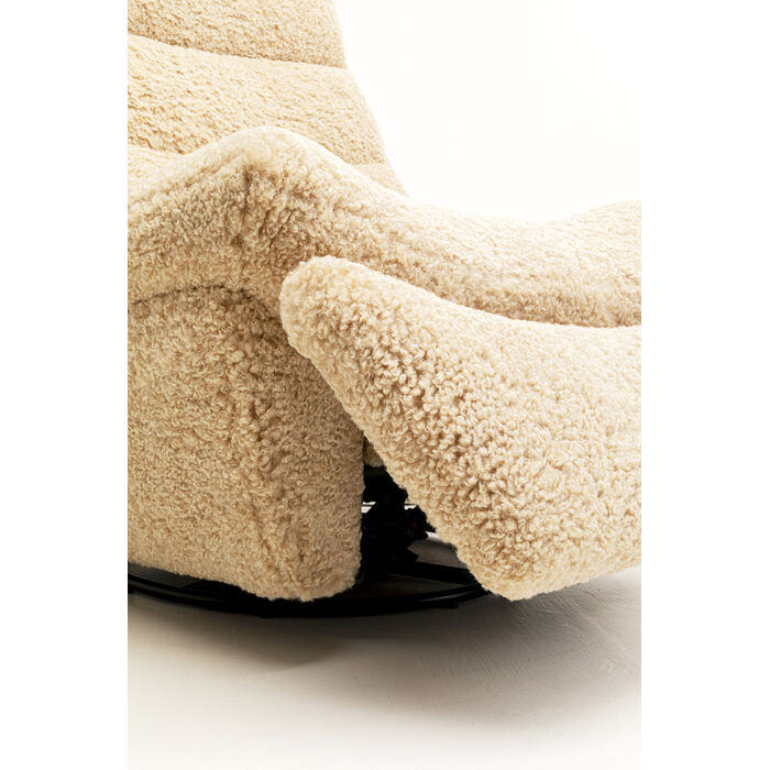 KARE Design Relax Armchair Teddy Blush