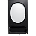 KARE Design Aero LED Wall Mirror Black 80x141cm