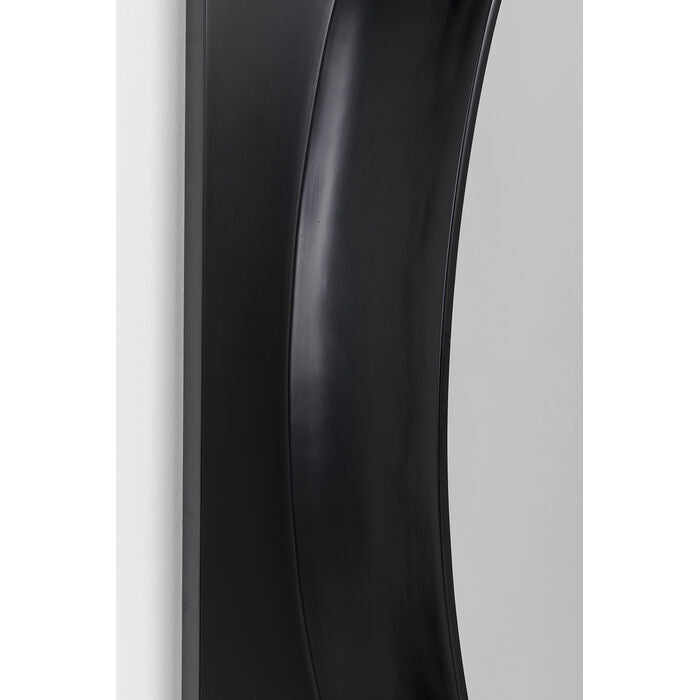 KARE Design Aero LED Wall Mirror Black 80x141cm