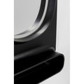 KARE Design Aero LED Wall Mirror Black 80x141cm