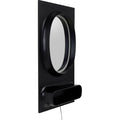 KARE Design Aero LED Wall Mirror Black 80x141cm
