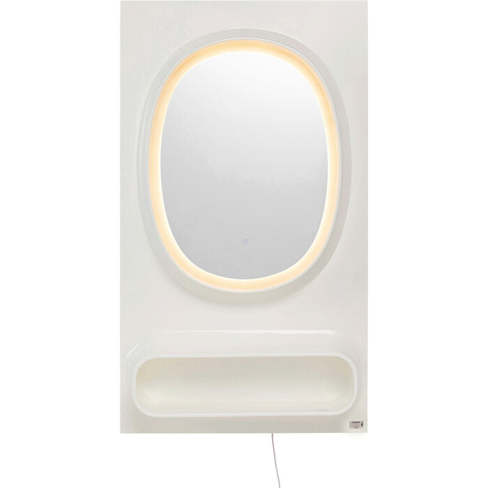 KARE Design Aero LED Wall Mirror White 80x141cm