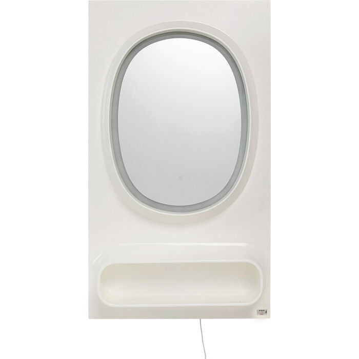 KARE Design Aero LED Wall Mirror White 80x141cm