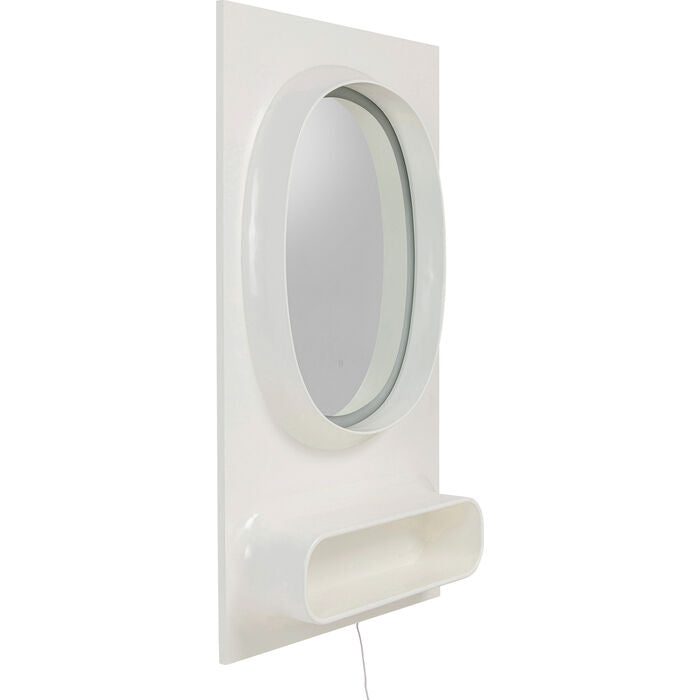 KARE Design Aero LED Wall Mirror White 80x141cm