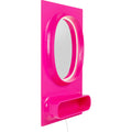 KARE Design Wall Mirror Aero LED Pink 80x141cm