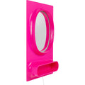 KARE Design Wall Mirror Aero LED Pink 80x141cm
