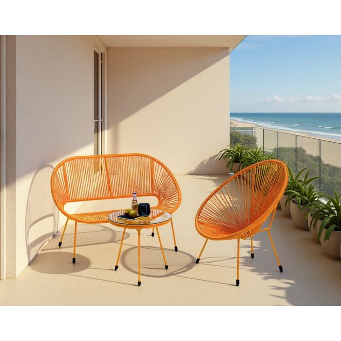 Side Table Acapulco Mono Orange