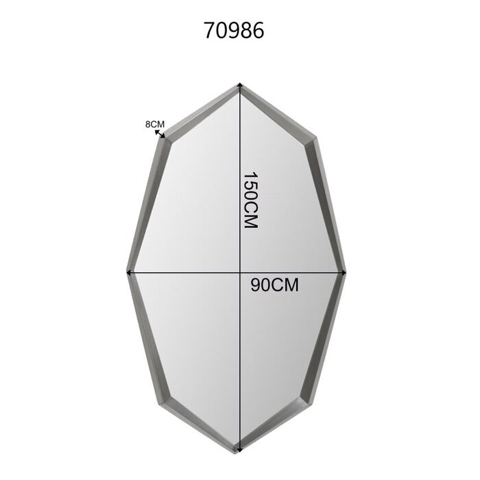 KARE Design Wall Mirror Bea 90x150cm
