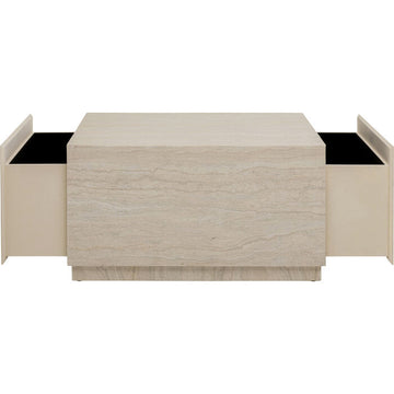 Coffee Table Travertino Trunk 80x60cm