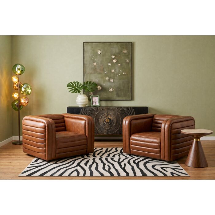 KARE Design Swivel Armchair Aurelio 71066 68x116x98 cm
