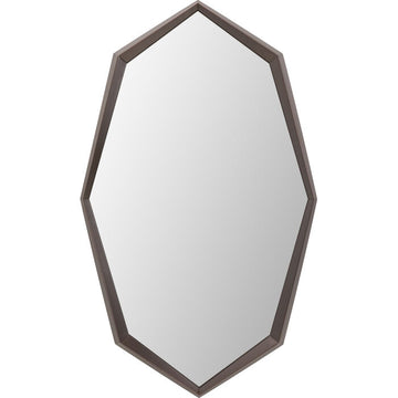 KARE Design Wall Mirror Octagon Coffee 90x150cm