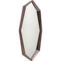 KARE Design Wall Mirror Octagon Coffee 90x150cm