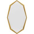 KARE Design Wall Mirror Octagon Gold 90x150cm